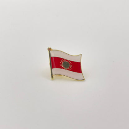 Jesidische Flagge Brosche Anstecknadelabzeichen