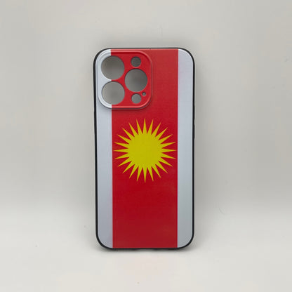Hülle für Iphone und Galaxy jesidische Flagge